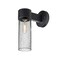 Besa Lighting Juni 10 Outdoor Sconce, Clear Bubble, Black Finish, 1x60W Incandescent JUNI10CL-WALL-BK - alternate 1